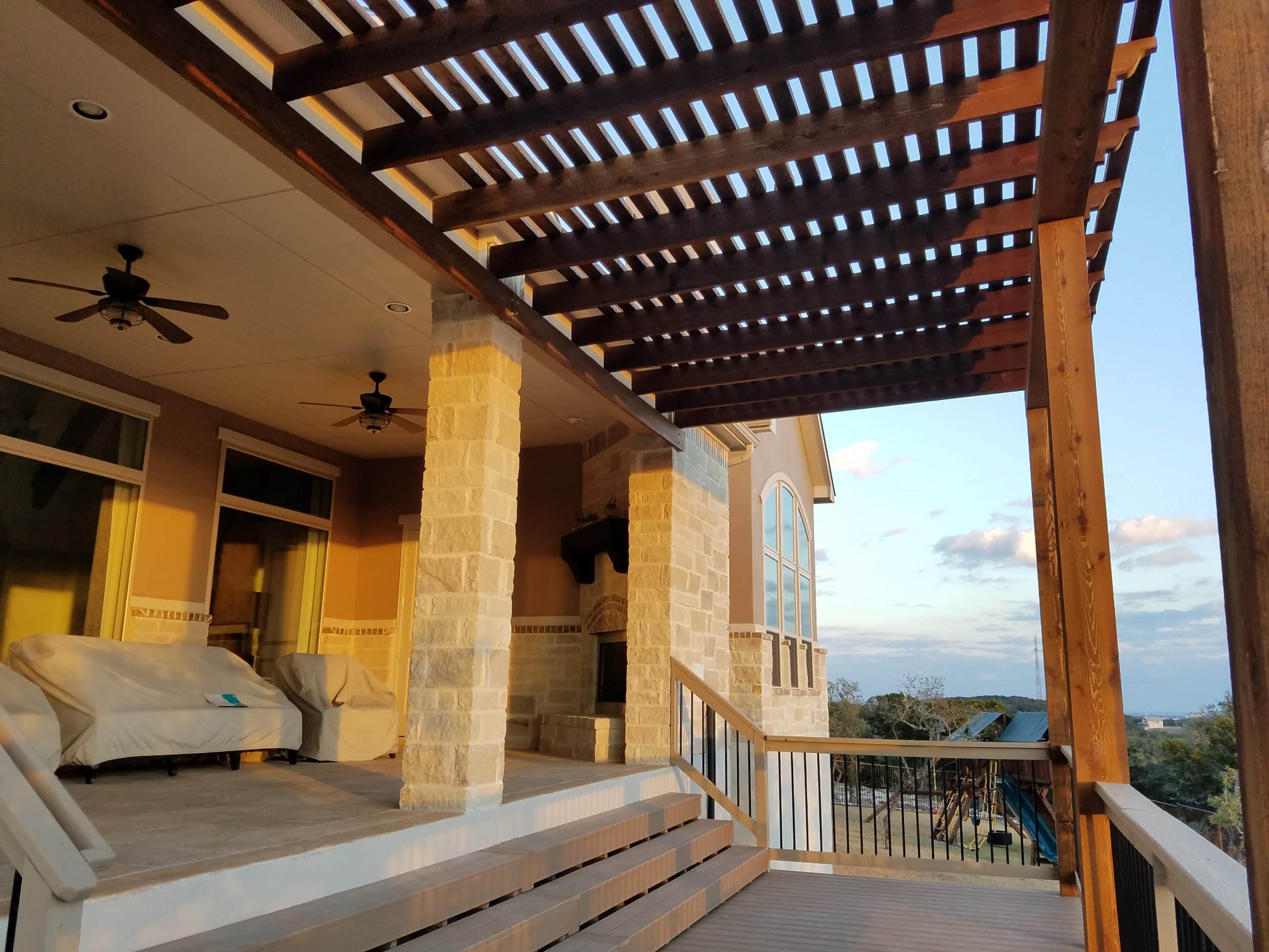 Pergolaa and patio cover build by All Pro Decks & Patios