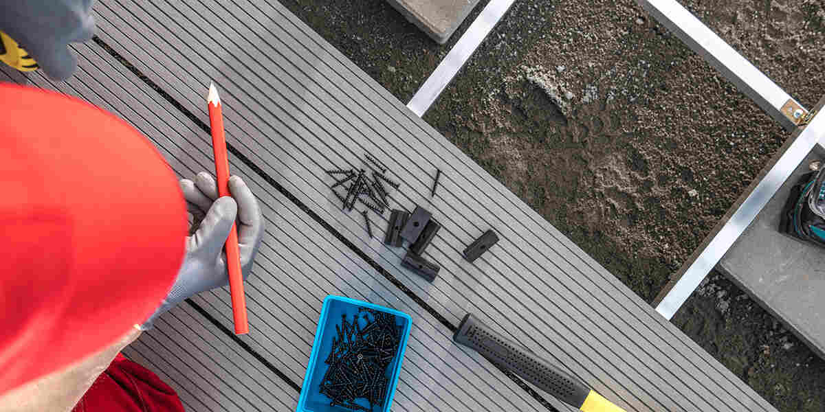 what is composite decking made of
